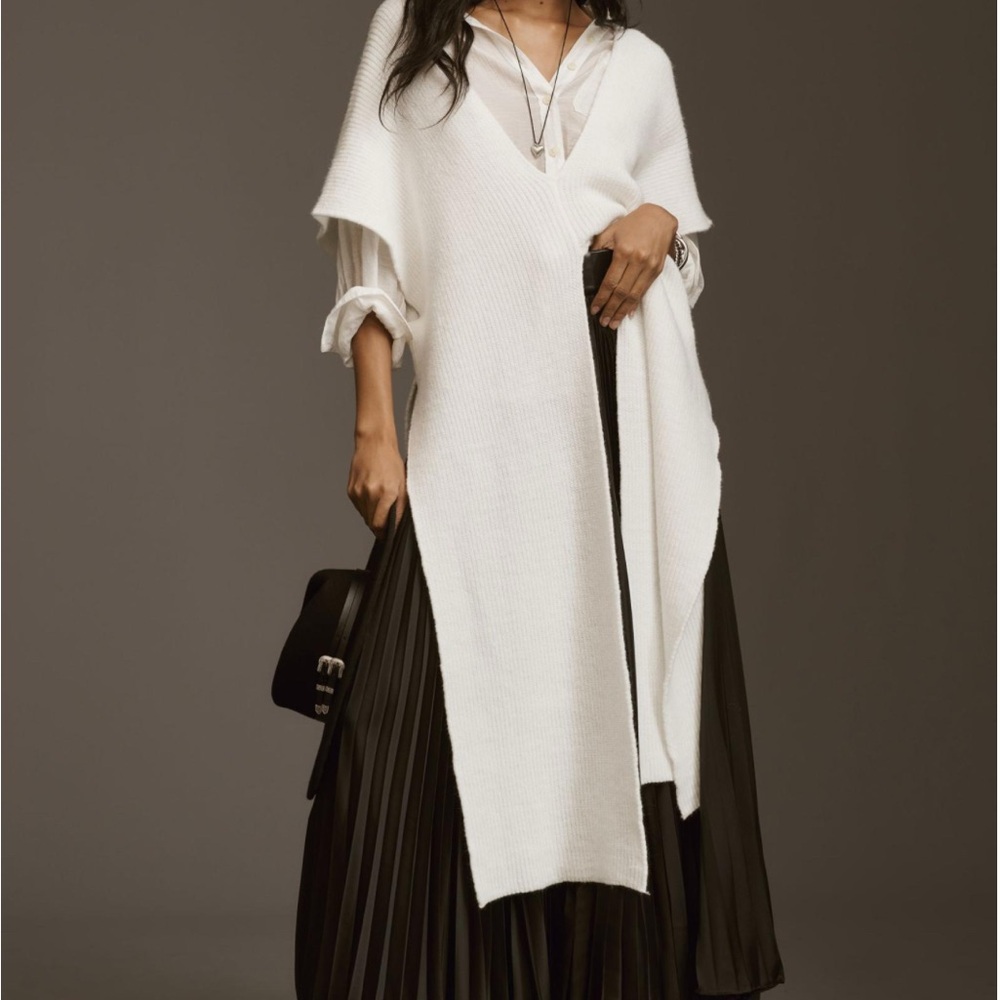 By Anthropologie Slit Sweater Tunic NWT